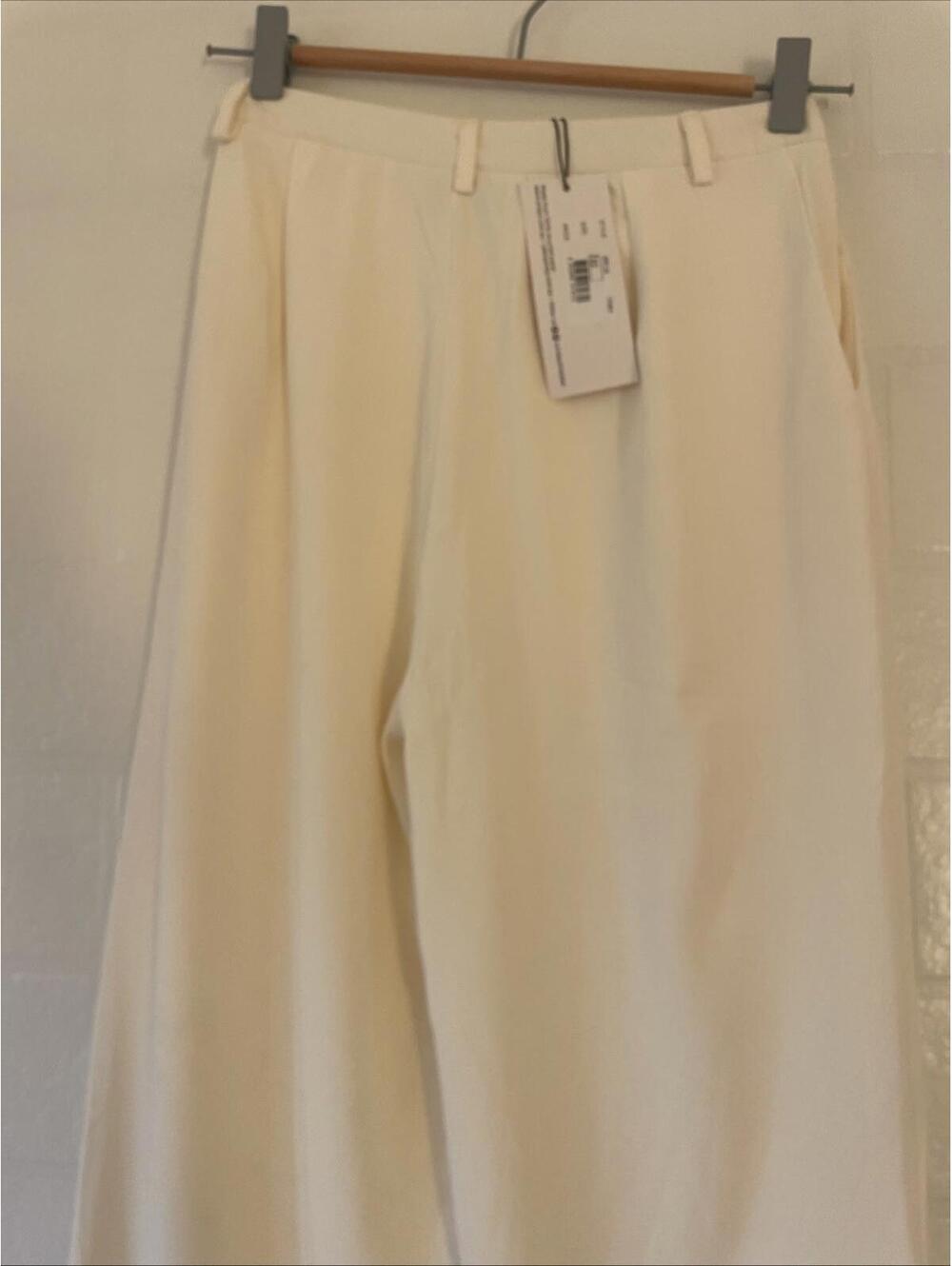 Revolve SNDYS Roma Pants in Ivory  Wide Leg Trousers size XXS NWT $148 msrp - Picture 6 of 10